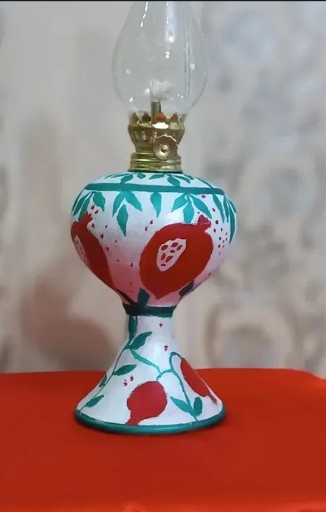 چراغ گرد سوز مخصوص شب یلدا طرح انار